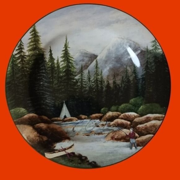 Sakura northwoods stoneware salad dessert plates set of 3 - Picture 5 of 8